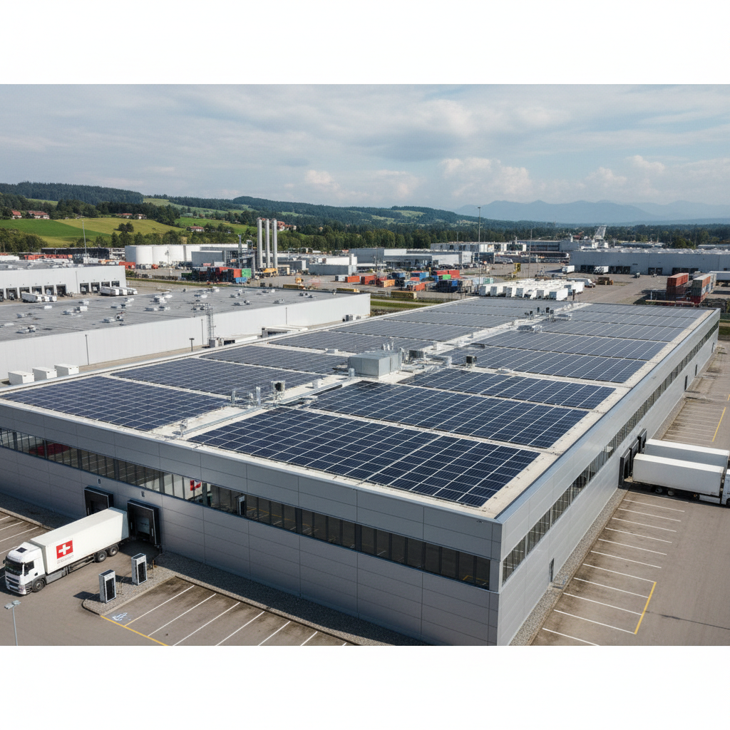 Solaranlage auf Schweizer Hausdach