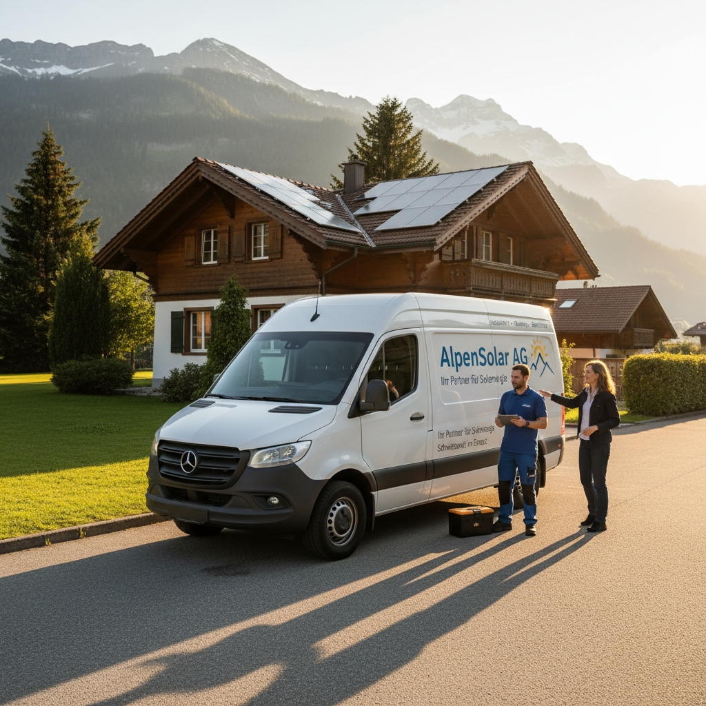 Photovoltaik-Module bei Sonnenschein